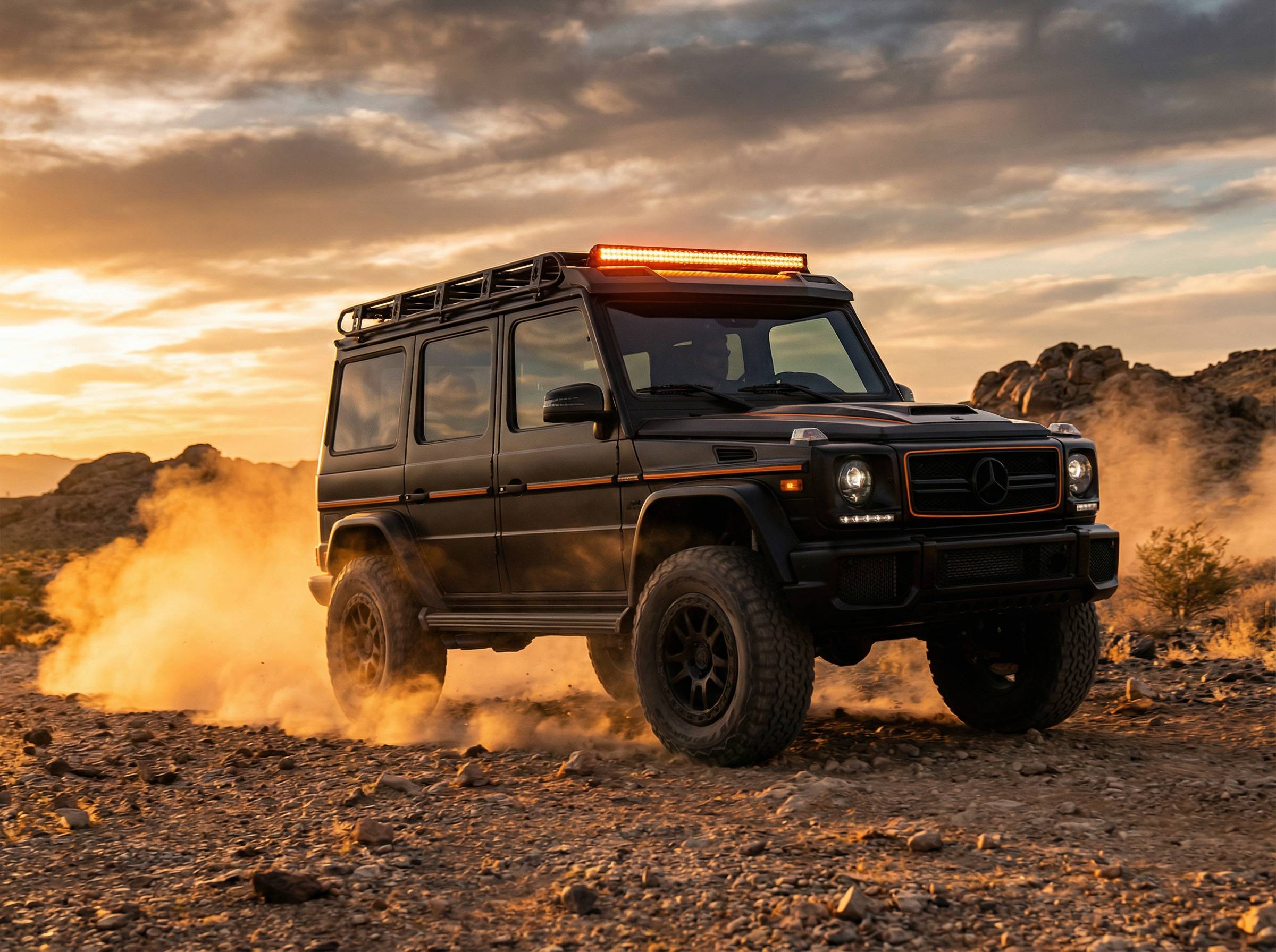 小欣奈小欣奈 | G63越野改装视频·沙漠挑战全纪录